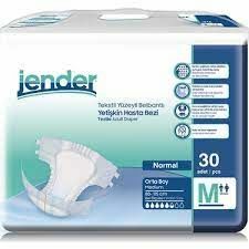 Jender Belbantlı Textile Hasta Bezi Medium 30'LU(4 paket)