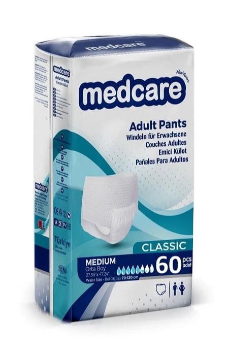 Medcare Emici Külot 60 Adet Medium