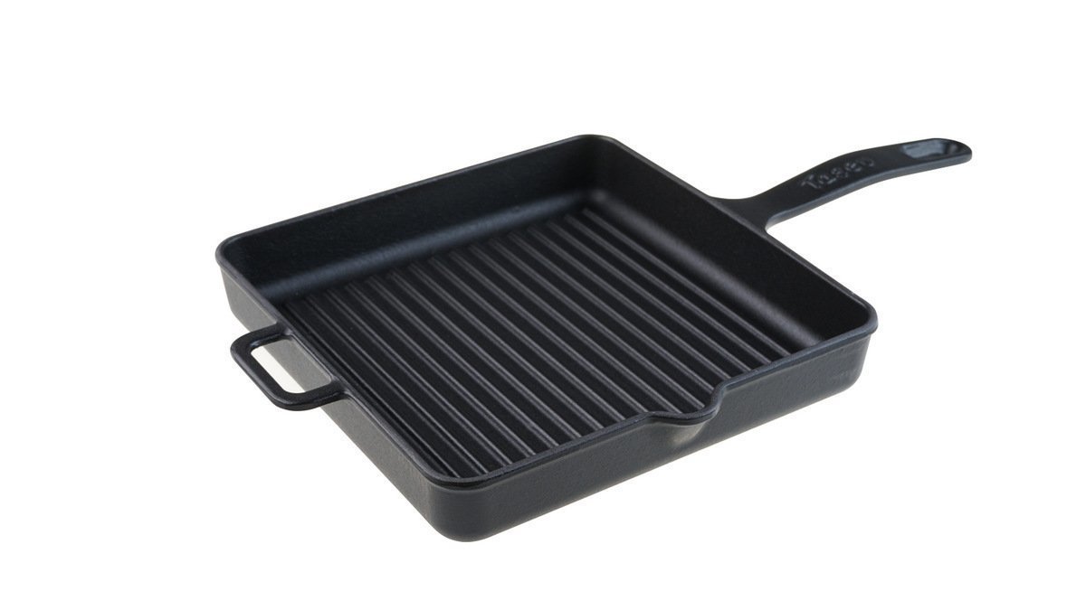 Caste - Grill Tava Mat Siyah 25 cm