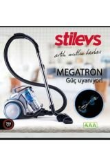 Megatron Multi Siklon 700 W Toz Torbasız Süpürge Mavi