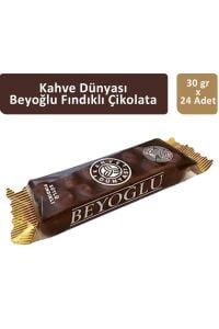 Kahve Dünyası Beyoğlu Sütlü Fındıklı Çikolata 30 gr x 24 Adet