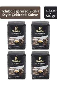 Tchibo Espresso Sicilia Çekirdek Kahve 500 gr x 4 Adet