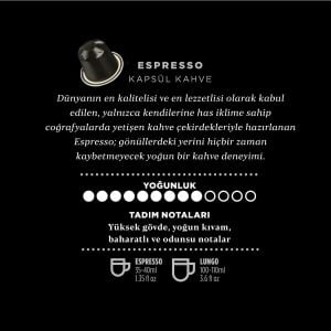 Kahve Dünyası 9 Master Espresso Kapsül Kahve 120 Kapsül