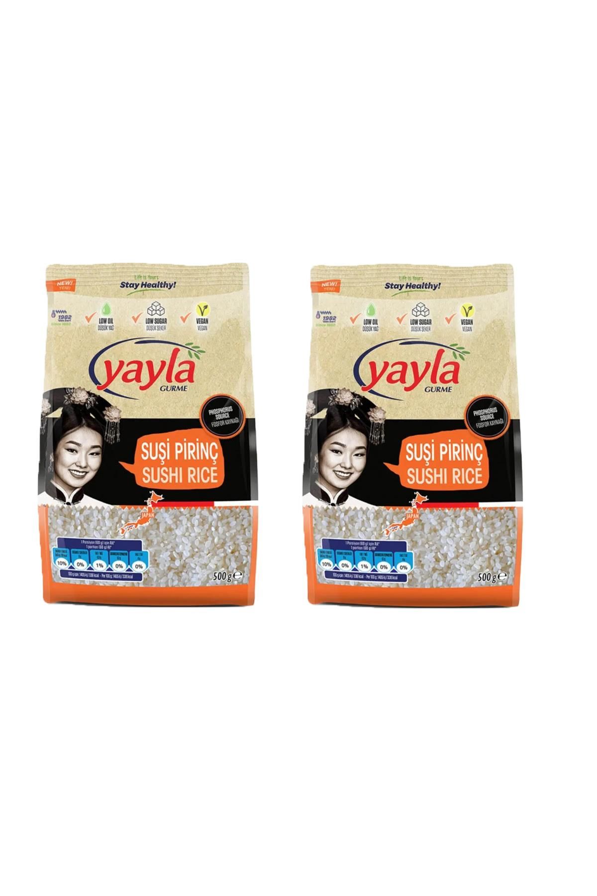 Yayla Suşi Pirinç 500 gr x 2 Adet