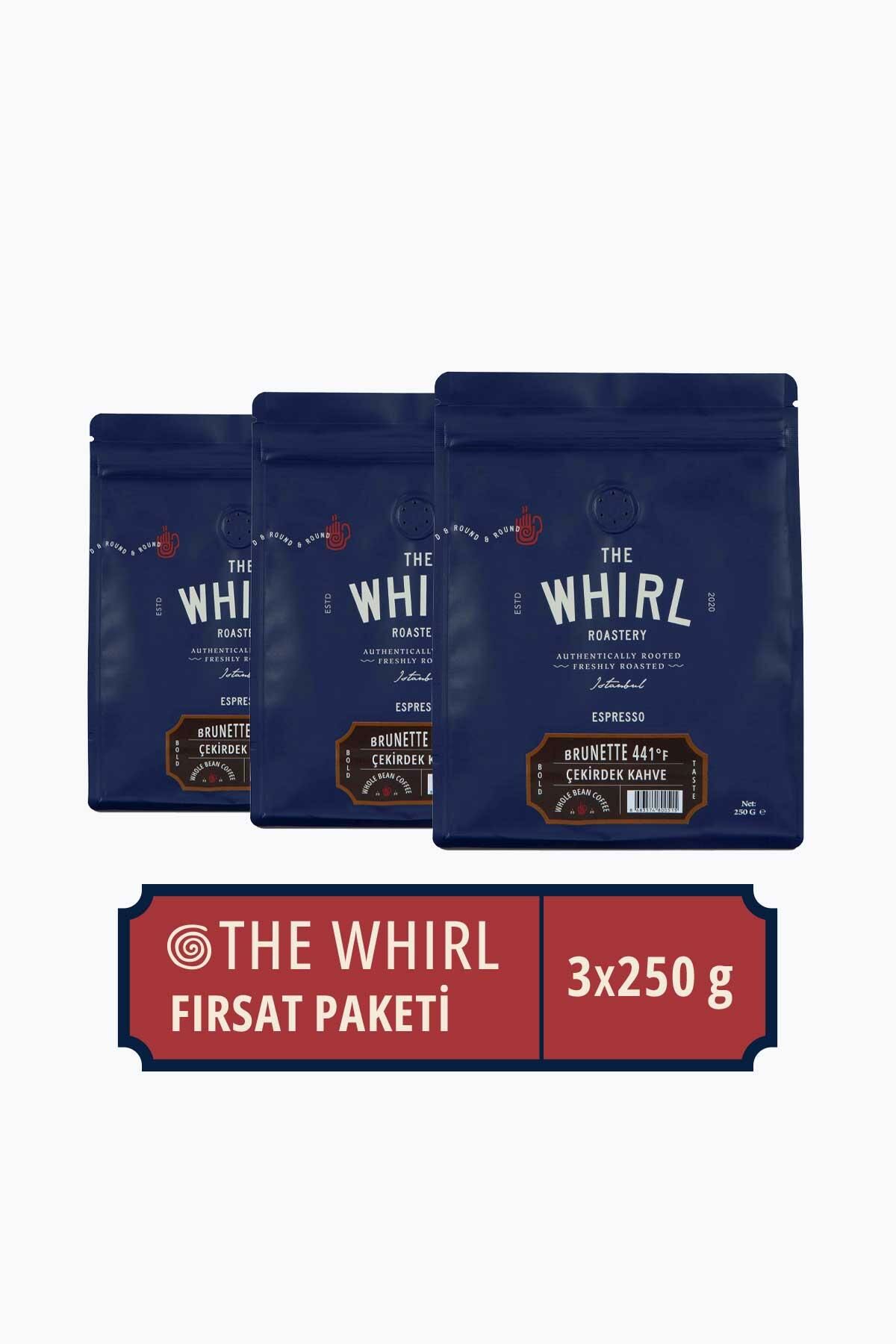 The Whirl Filtre Espresso Brunette 441°F Çekirdek Kahve 3'lü Fırsat Paketi