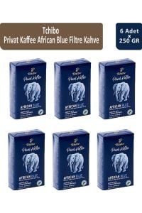 Tchibo Privat African Blue Filtre Kahve 250 gr x 6 Adet