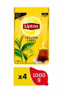 Lipton Yellow Label Dökme Siyah Çay 1000 gr x 4 Adet