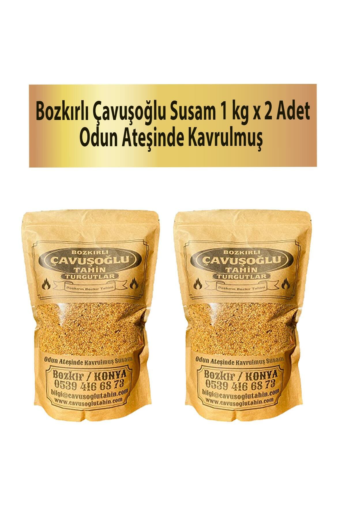 Odun Ateşinde Kavrulmuş Susam 1 Kg x 2 Adet