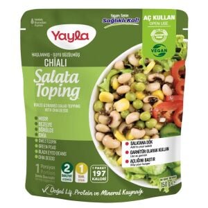 Yayla Haşlanmış Suyu Süzülmüş Chialı Salata 150 gr x 4 Adet