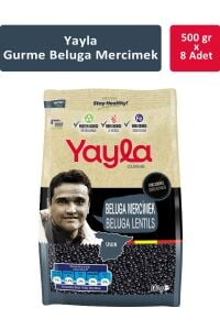 Yayla Gurme Beluga Mercimek 500 gr x 8 Adet