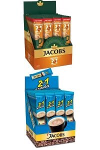 Jacobs 3ü1 Arada Kahve 40 Adet + Jacobs 2si1 Arada Kahve 40 Adet