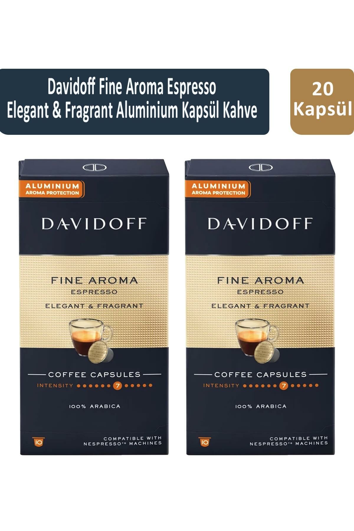 Davidoff Fine Aroma Espresso Elegant & Fragrant Kapsül Kahve x 2 Adet