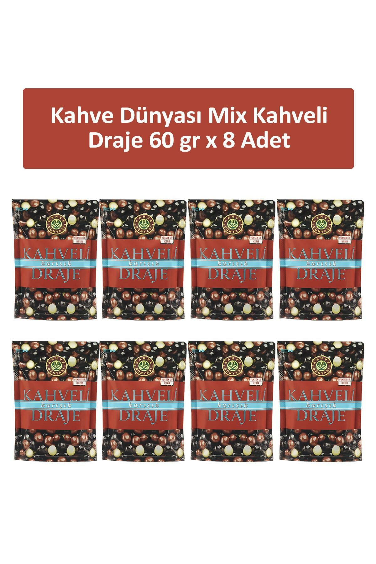 Kahve Dünyası Kahveli Karışık Draje 60 gr x 8 Adet