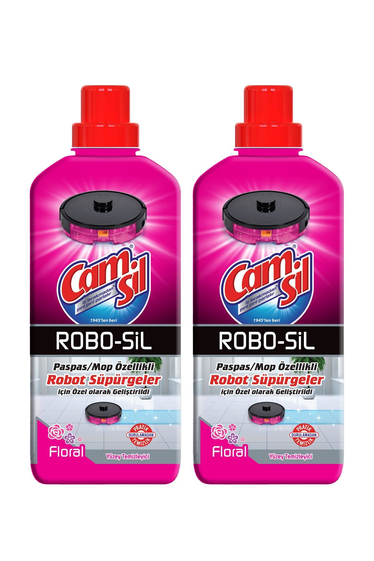 Camsil Robo-Sil Yüzey Temizleyici Floral 900 ml 2'li