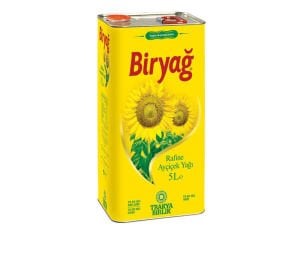 Biryağ Rafine Ayçiçek Yağı 5 lt Teneke