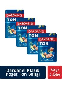 Dardanel Poşet Klasik Ton Balığı 80 gr x 4 Adet