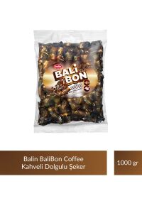 Balin Balibon Coffee Kahveli Dolgulu Şeker 1000 gr x 3 Adet