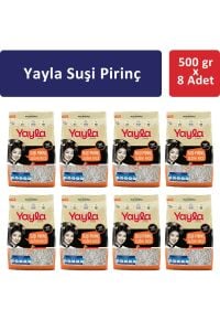 Yayla Suşi Pirinç 500 gr x 8 Adet