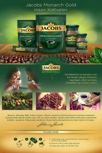 Jacobs Monarch Gold Çözünebilir Kahve 100 gr x 3 Adet