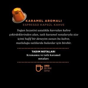 Kahve Dünyası Karamel Aromalı Kapsül Kahve 100 Kapsül