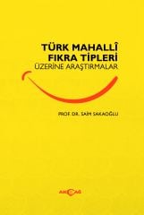 TÜRK MAHALLİ FIKRA TİPLERİ ÜZERİNE ARAŞTIRMALAR