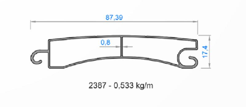 77 PALET  6,5  MT 9006 GRİ  PJ 1009