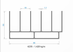 5 Lİ SÜRME KASA  ELOKSAL OKY-4235/ 6,50 MT