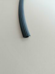 ASAŞ C60  SERİ ALM  KAPI KANAT FİTİLİ SYAH 12 MT