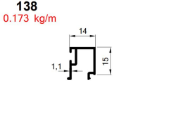 KÜÇÜK TUBA TEK CAM ÇITASI  P BRONZ  AKP-138/ 6 MT