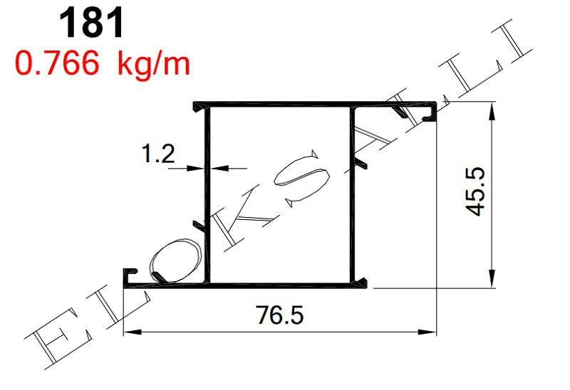 AKP-181  ALDOKS GENİŞ KANAT BRONZ / 6 MT
