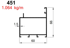 C60 KAPI KANAT 1,6 MM BRONZL AKP-451 / 6 MT