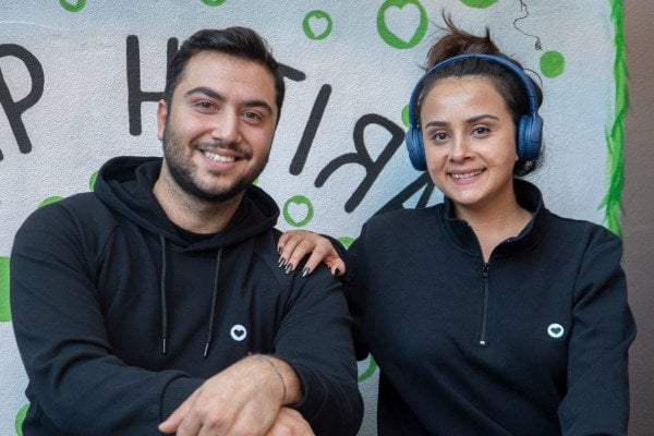 Yarım Fermuarlı Sweatshirt (Ahbap Kalbi)