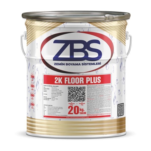 ZBS 2K FLOOR PLUS - SIVI SERAMİK (KAPALI ALAN SERAMİK ÜSTÜ ZEMİN BOYASI)