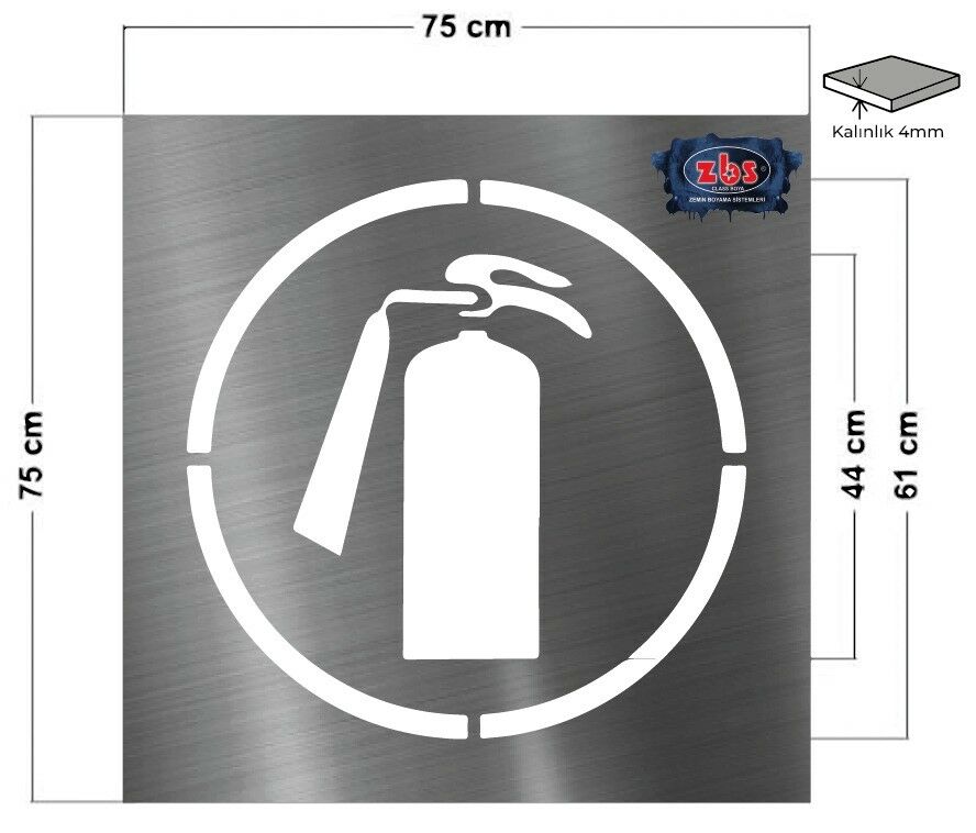 ZBS YANGIN TÜPÜ ŞABLONU(2mm Alüminyum CNC lazer kesim)