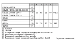 GS33VVIE0N iQ300 Solo Derin Dondurucu 176 x 60 cm Kolay temizlenebilir Inox