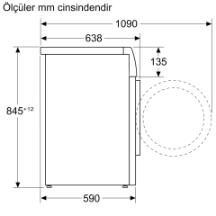 WG44B200TR iQ700 Çamaşır Makinesi 9 kg 1400 dev./dak.