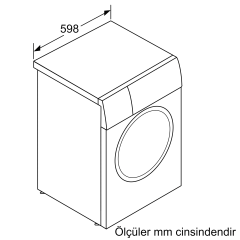 WG44B200TR iQ700 Çamaşır Makinesi 9 kg 1400 dev./dak.