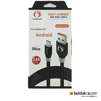 Olesit Fast Charger Usb Data Cable Uns-k191 200 cm 2.4 A Android  Output