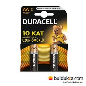 Duracell AA/2 LR6/MN1500 Kalem Pil 1.5v Alkalıne