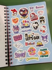 Hello Kitty Daily Planner Book 5 Sayfa Stickerli Günlük Planlayıcı Defter