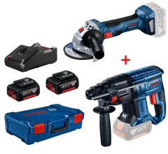 Bosch Gbh 180-LI + Gws 180 Lı Akülü Kırıcı Delici ve Taşlama Seti 2'li 18 Volt