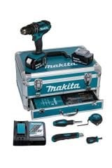 Makita DHP482RFX9 18V 3Ah Li-ion 96 Parçalı Akülü Darbeli Matkap Seti