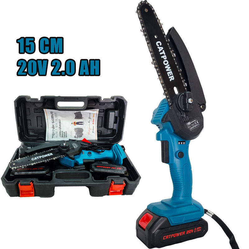 Catpower 1330 Akülü Dal Kesme 15cm Li-İon 20v 2.0 Ah