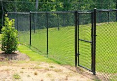 200cm x 10m White Chain Link Fence