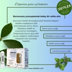 Burunex (burun açıcı ) Aromaterapi  İnhaler koklama tüpü