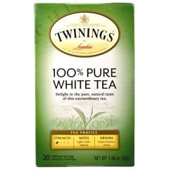 %100 Pure White Tea Beyaz Çay  (Bardak Süzen) 20x2 gr - Twinings
