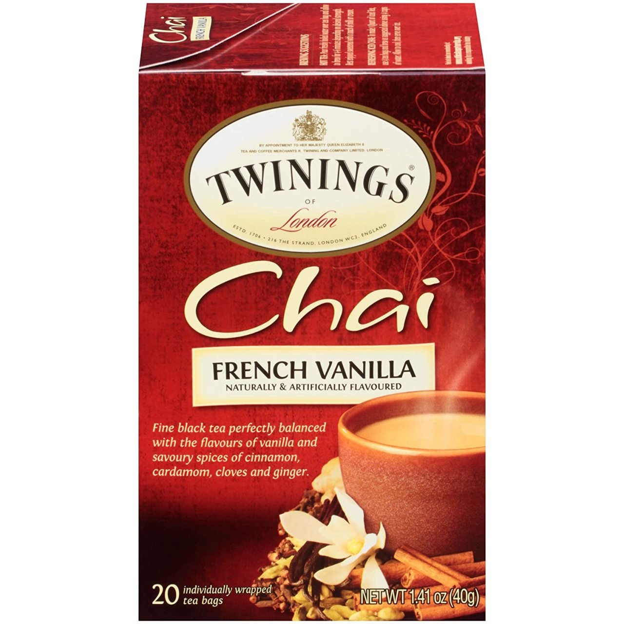 Chai  French Vanilla (Bardak Süzen)  20x2 gr - Twinings