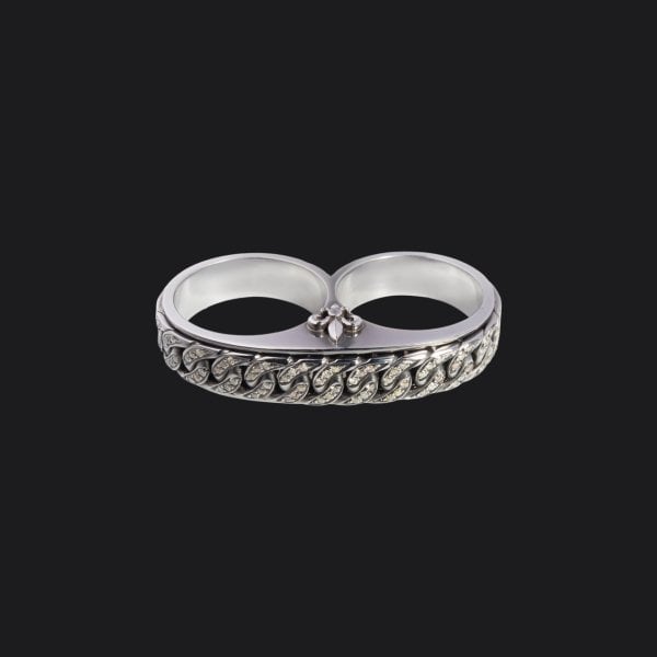 Man Knuckle Chain Ring