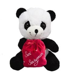 Yeni Yıla Özel ''Merry Christmas'' Keseli Sevimli Panda-40 cm