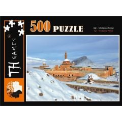 500 Parça Kutulu Ağrı İshakpaşa Sarayı  Puzzle 48cm x 68cm